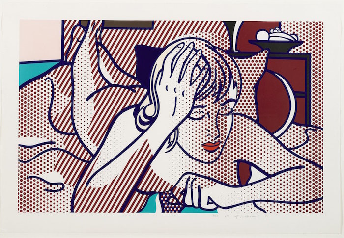 Roy Lichtenstein — Thinking Nude State I (C. 290)