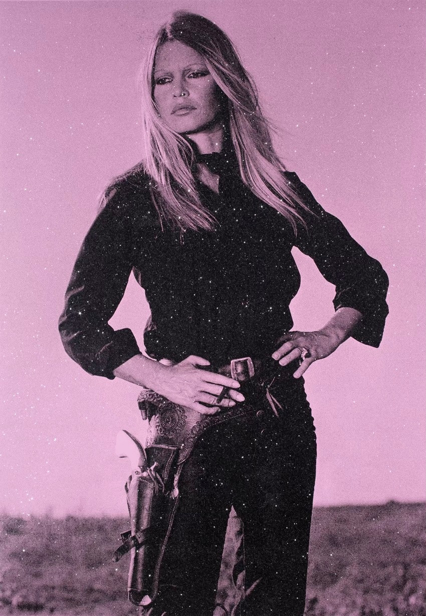 Brigitte Bardot Cowgirl Pink