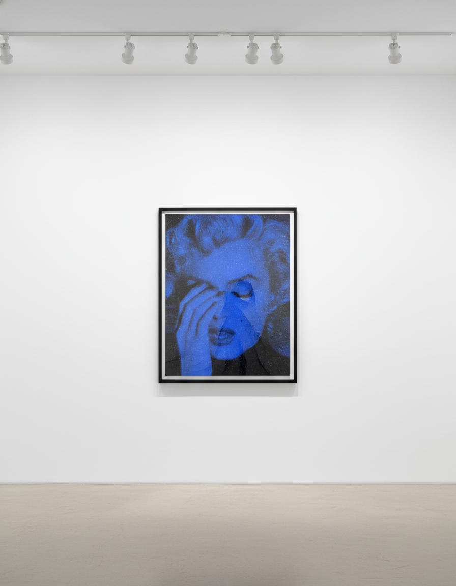 Marilyn Crying (California) Half Moon Blue