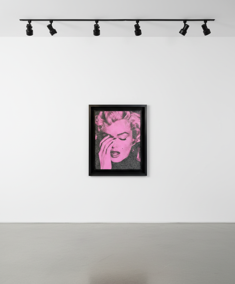 Marilyn Crying (California) Serrano Pink + Black