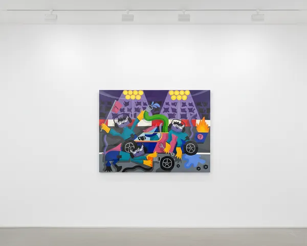 Sol Felpeto - Indycat, Acrylic on canvas