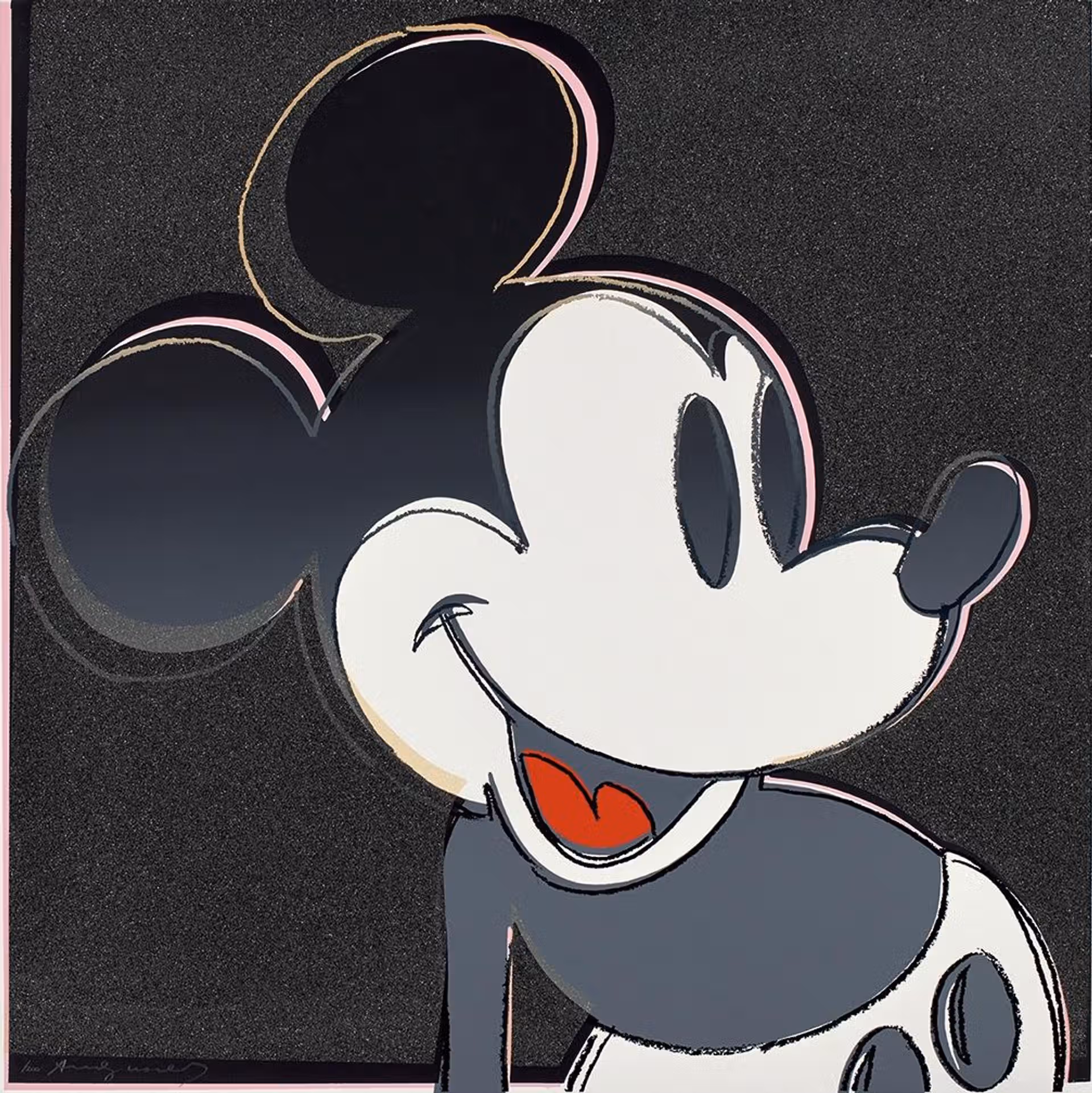 Andy Warhol - Mickey Mouse F.S. II 265, from Myths, 1981