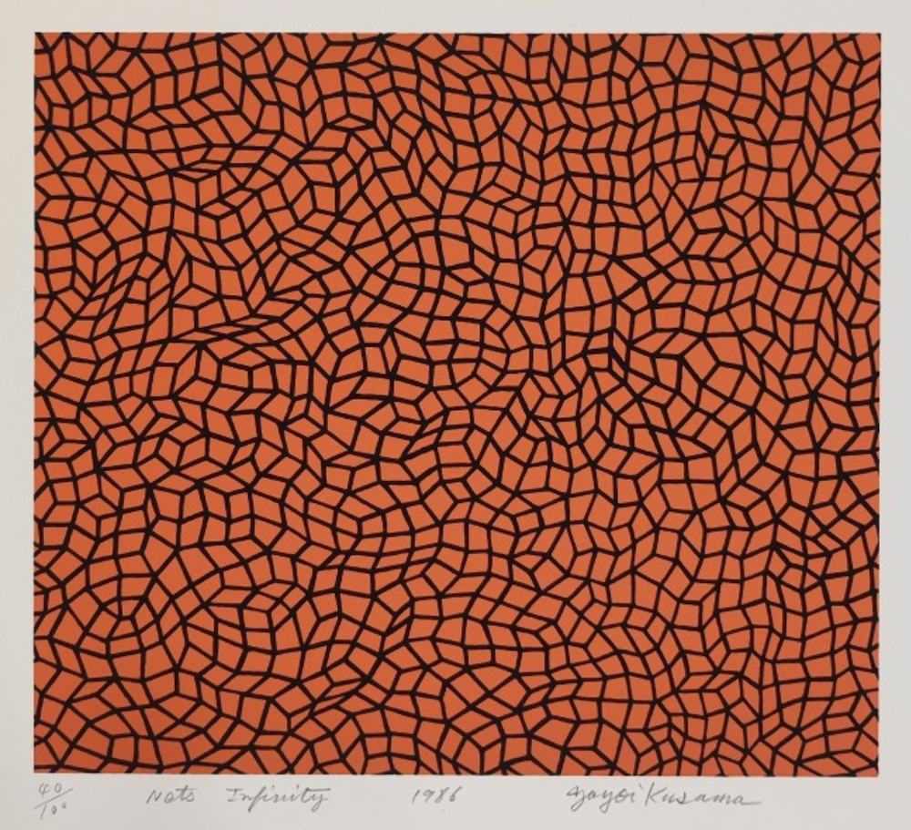 Yayoi Kusama — Infinity Nets (Orange)