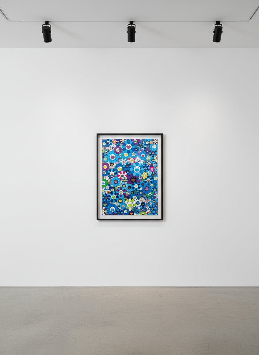 村上隆 版画　ED300/An Homage to Yves  An Homage to Yves Klein, Multicolor DAn Homage to Yves Klein