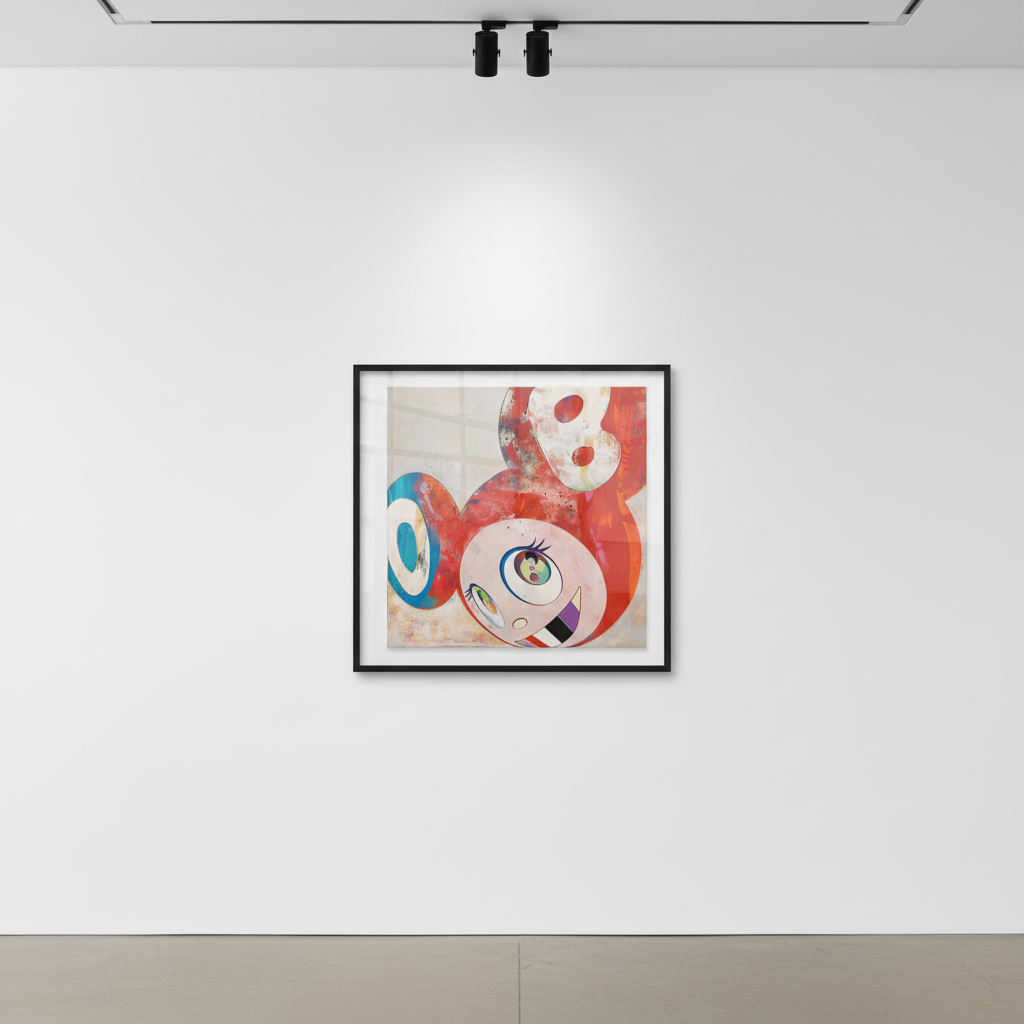 And Then Abstracktes Bild (red)