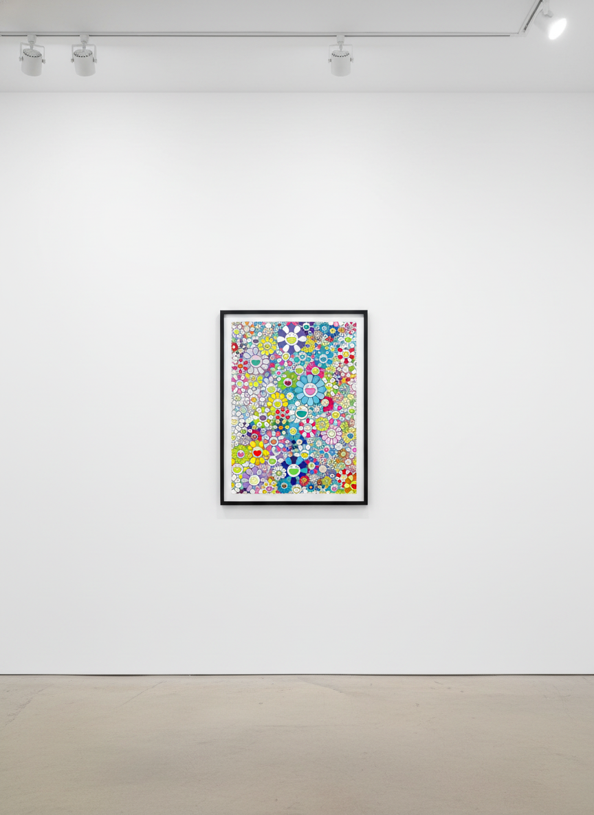 Takashi Murakami - Champagne Supernova, 2013, Offset lithograph