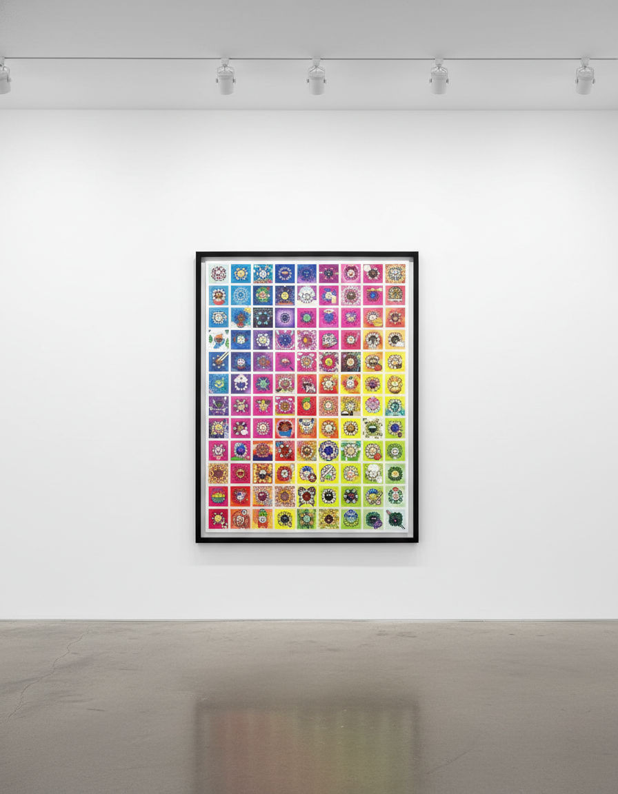 Takashi Murakami - Flowers, 2022, Screenprint
