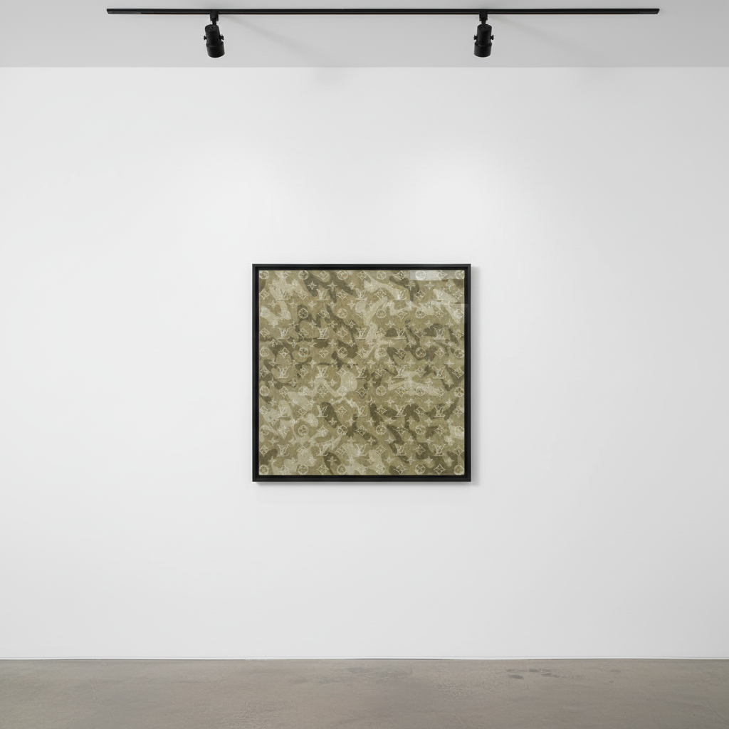 Takashi Murakami - LV Monogramouflage Light, 2008, Screen print on canvas