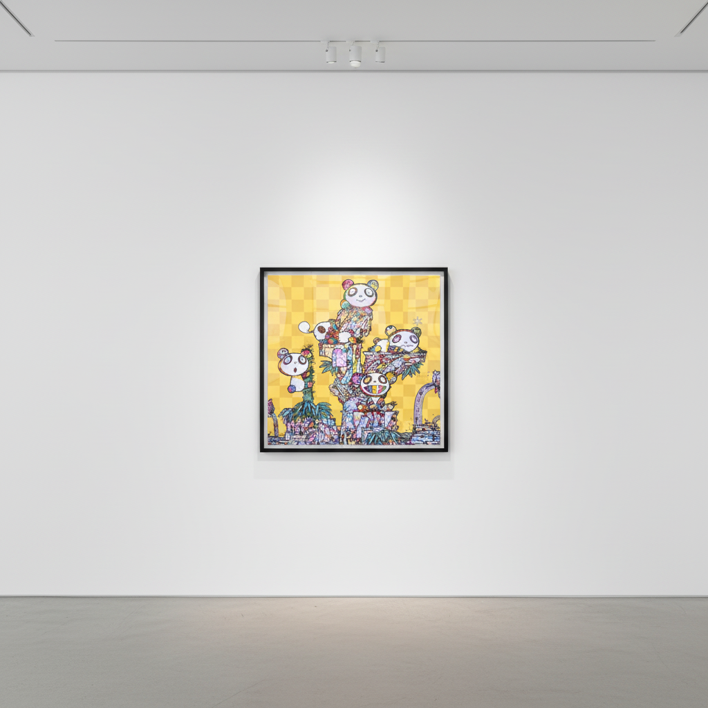 Takashi Murakami - Panda Cubs 1, 2019, Offset print, framed