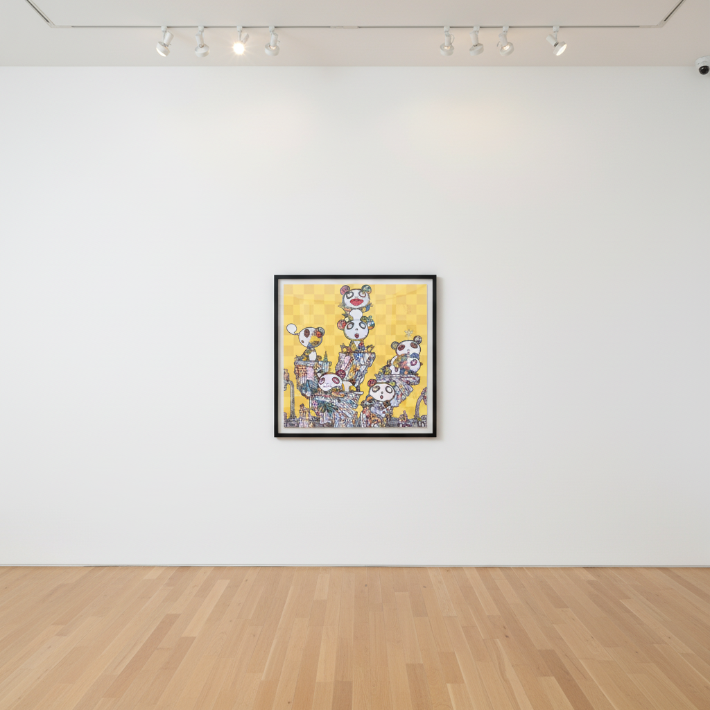 Takashi Murakami - Panda Cubs 3, 2019, Offset print, framed