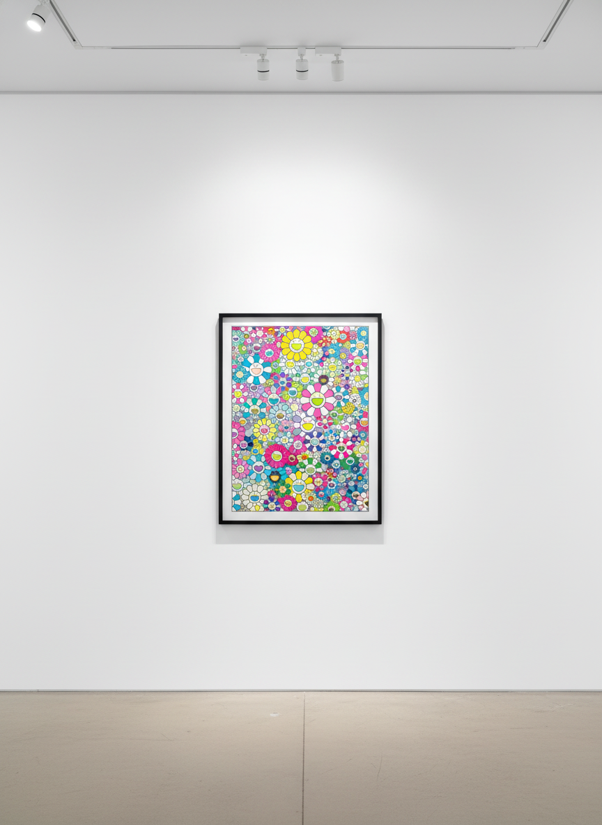 Takashi Murakami - Shangri-La Multicolor, 2018, Offset Lithograph
