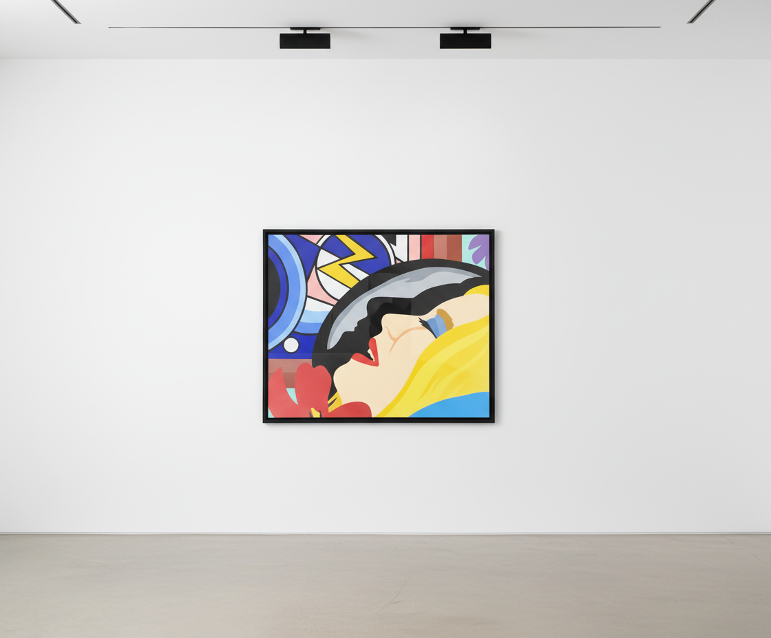 Bedroom Face With Lichtenstein