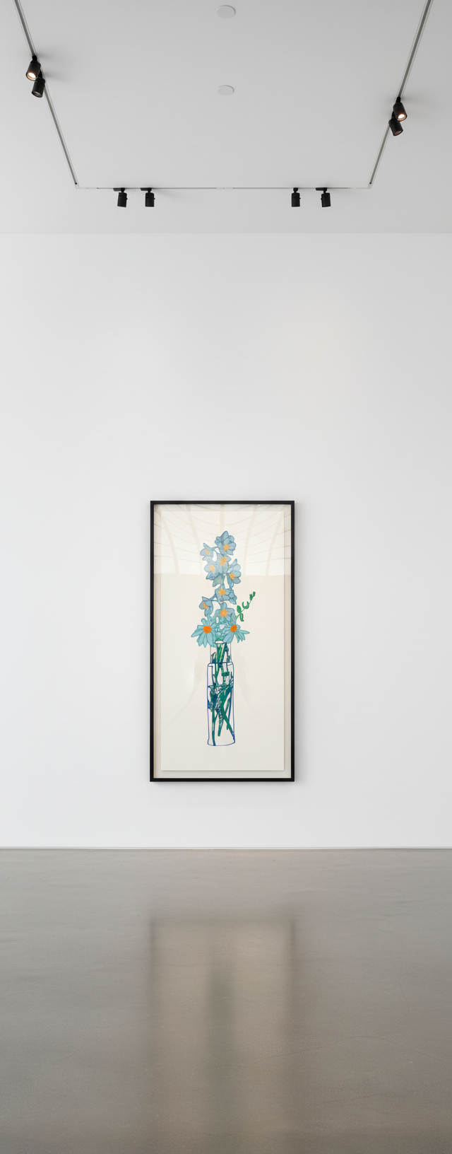 Delphinium and Daisies