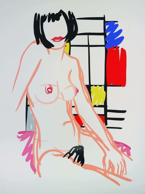 Monica Sitting with Mondrian