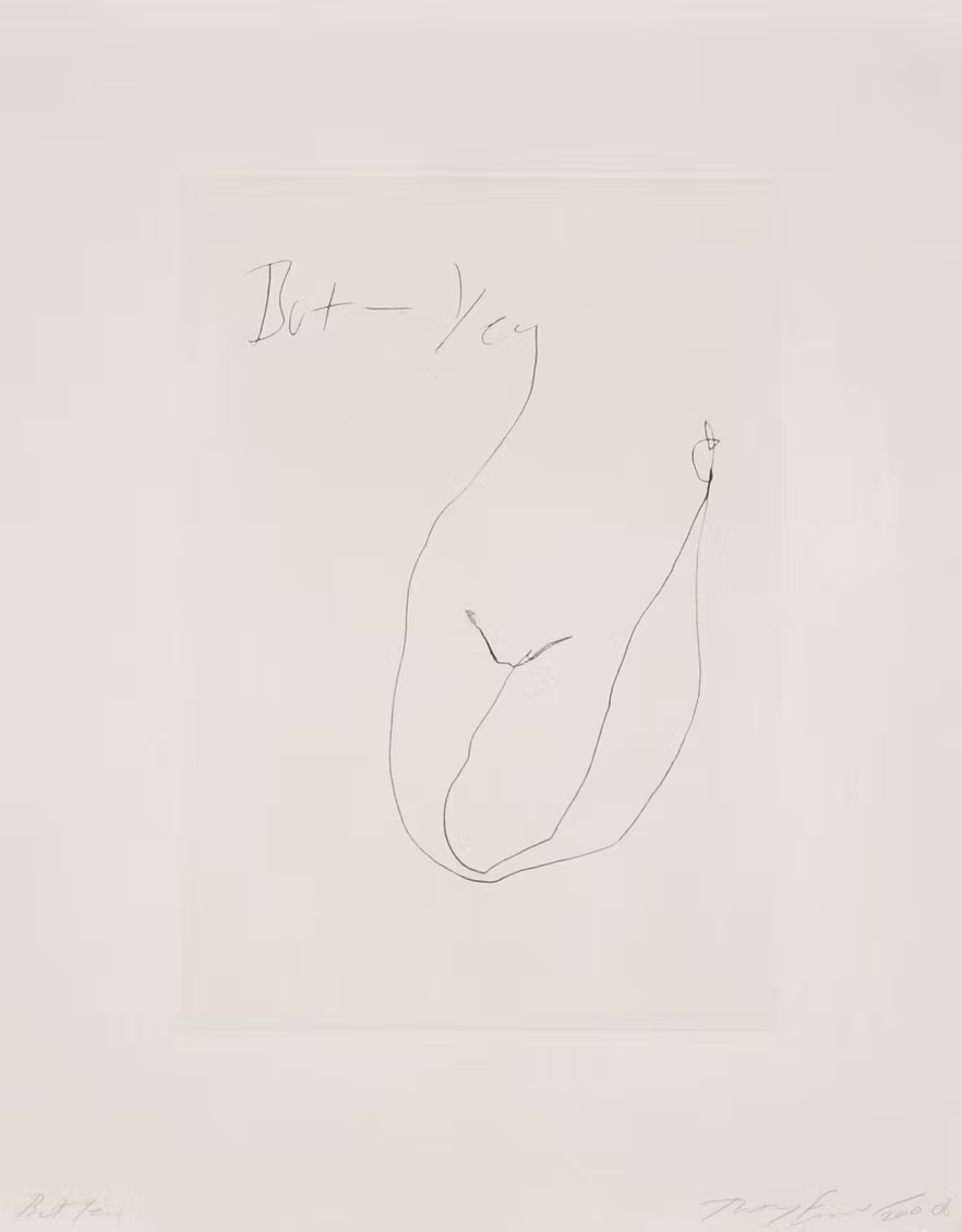 Tracey Emin - But Yea, 2005, Etching