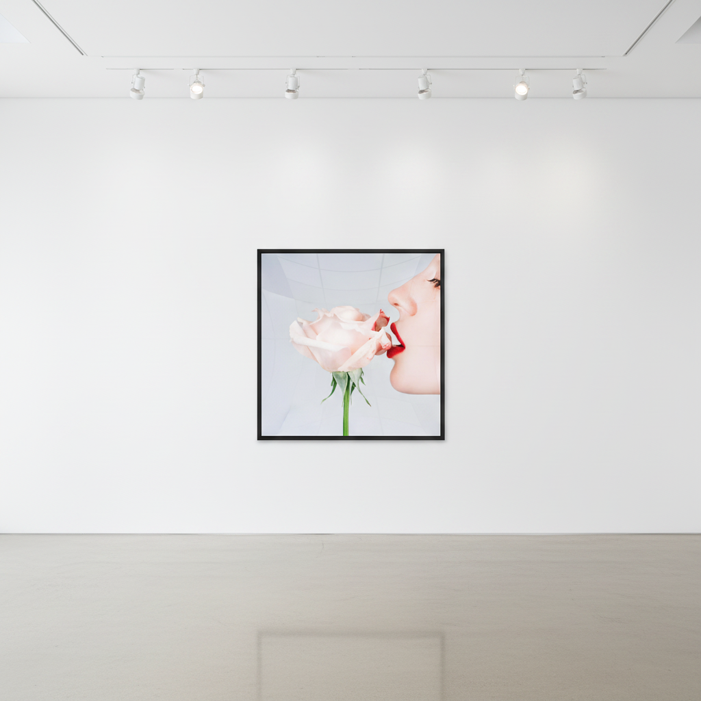 Tyler Shields - Rose Lips, 2025, Chromogenic print
