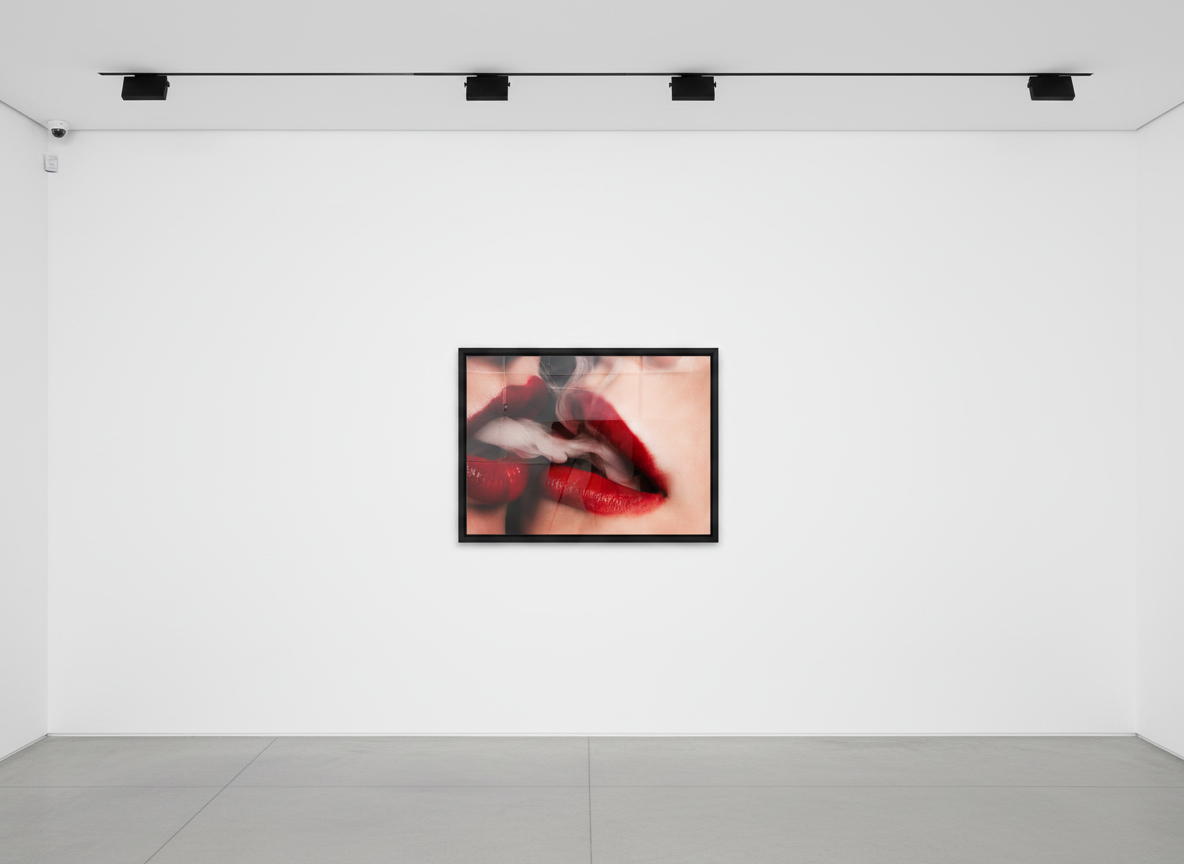 Tyler Shields - Smoke Mouths, 2025, Chromogenic print