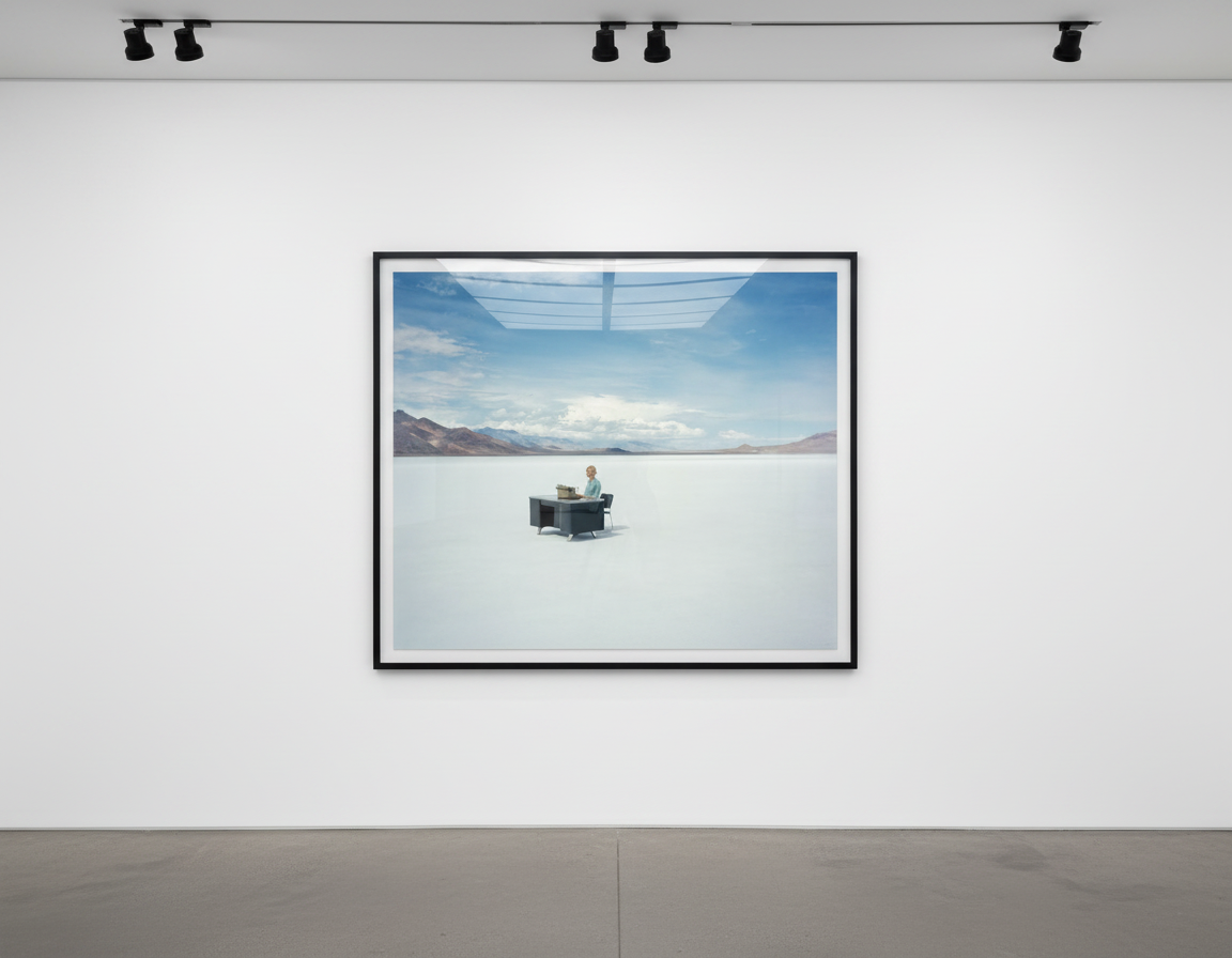 Tyler Shields - Typewriter, 2018, Digital c print