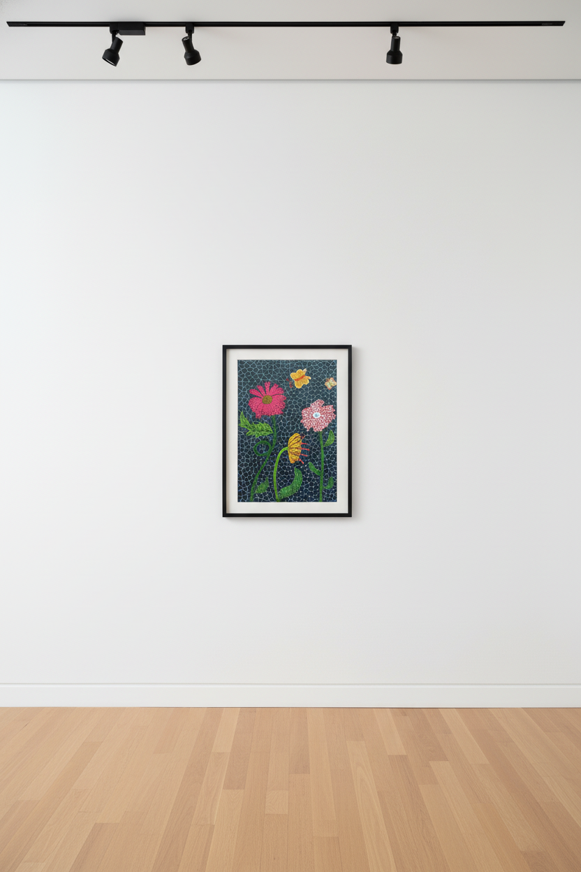 Yayoi Kusama - Flower I, 1992, Lithograph