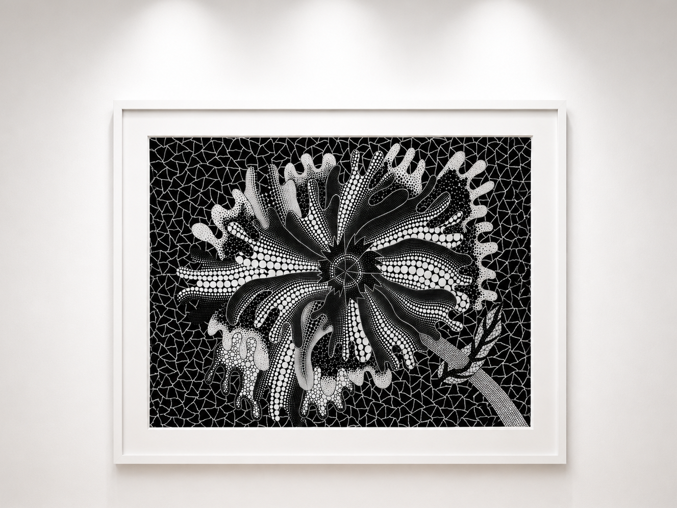 Yayoi Kusama - Flower XL, 1993, Screen Print