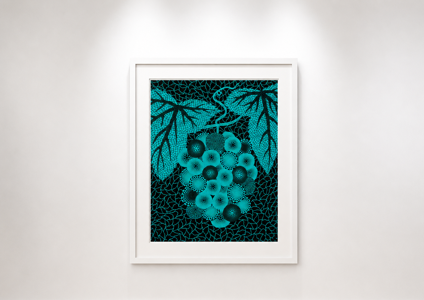 Yayoi Kusama - Grapes, 1983, Screen print