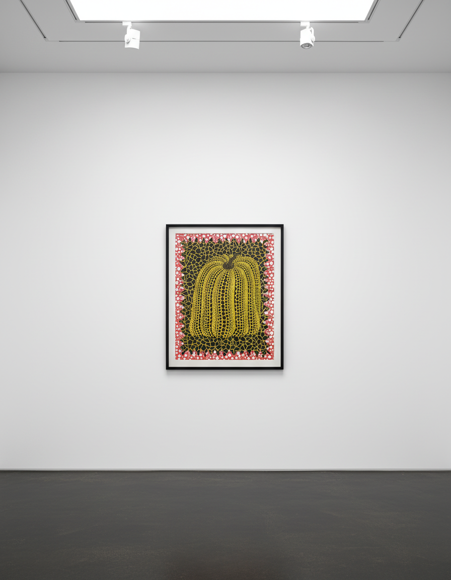 Yayoi Kusama - Pumpkin B, 2000, Mirror film and silkscreen
Ed.100
Signed