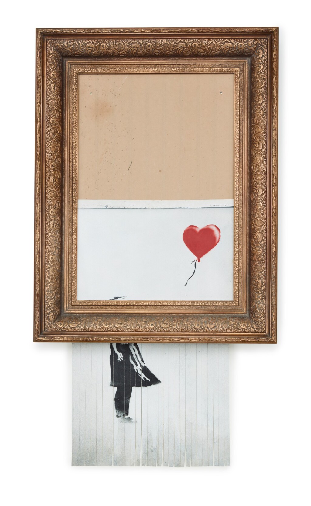 Banksy, Love is in the Bin, 2018. Image courtesy Sotheby's.