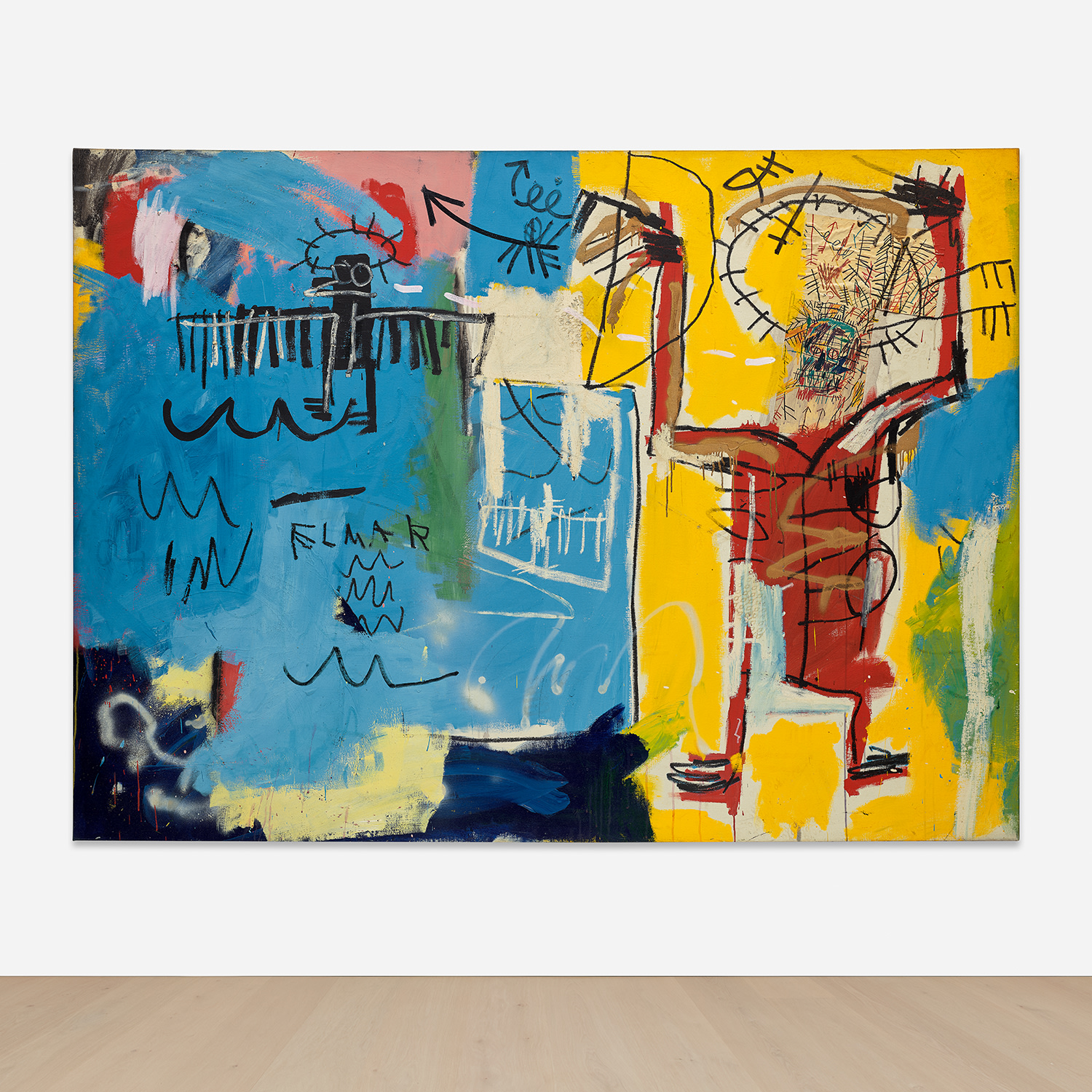 Jean-Michel Basquiat, Untitled (ELMAR), 1982. Image courtesy Phillips.