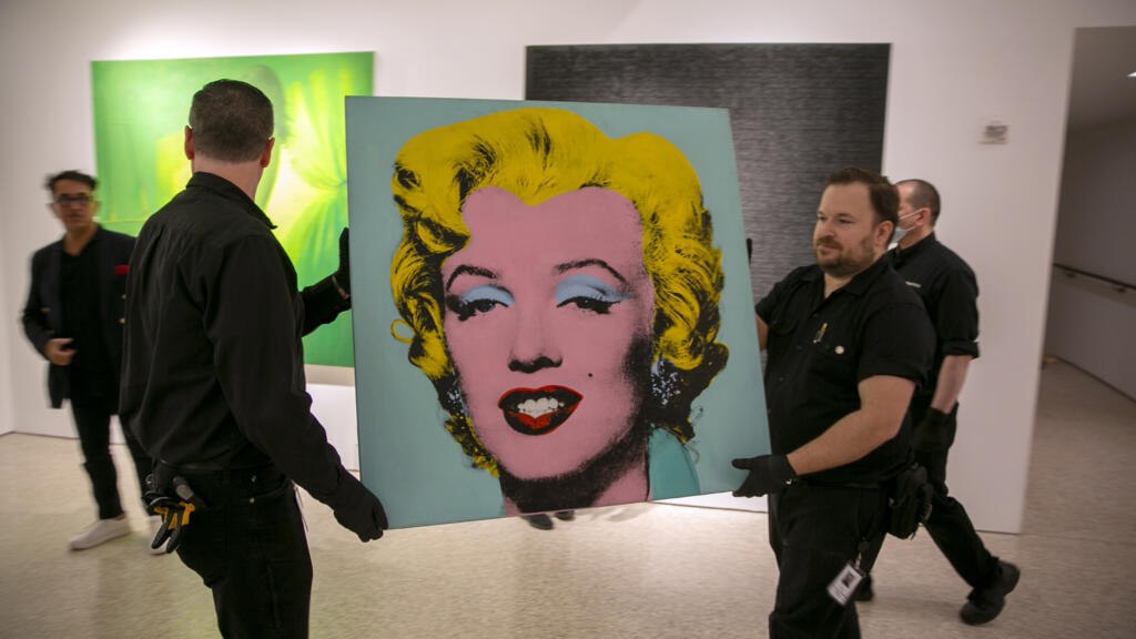 Andy Warhol, Shot Sage Blue Marilyn, 1964, sold Christie's 2022 for $195 million