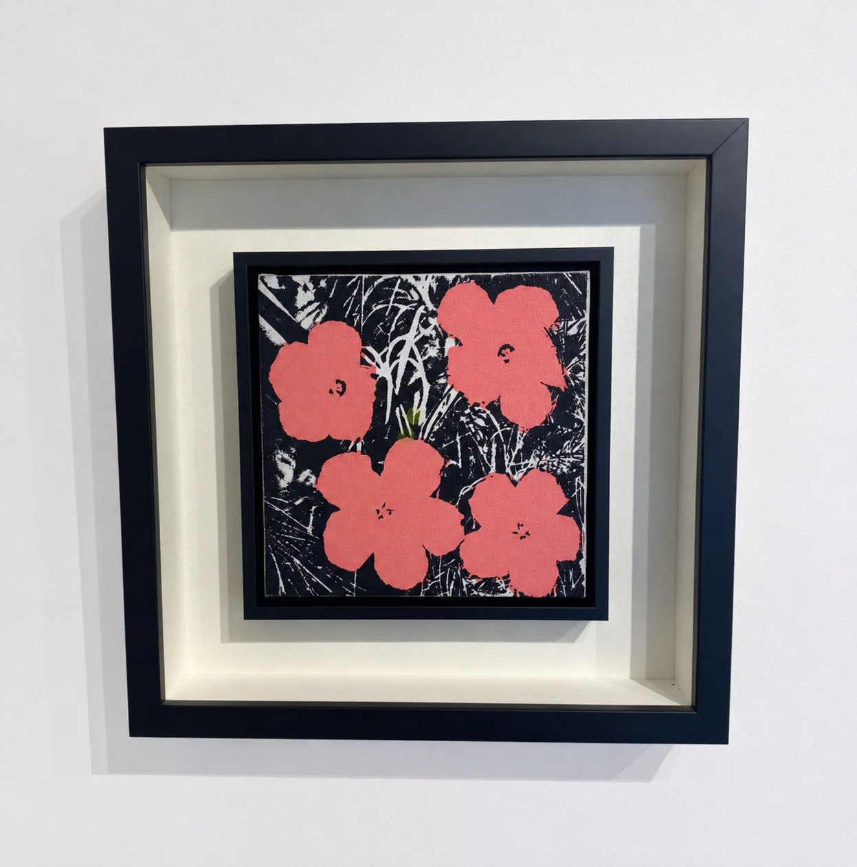 Andy Warhol, Flowers (pink), 1964–70, screenprint on canvas