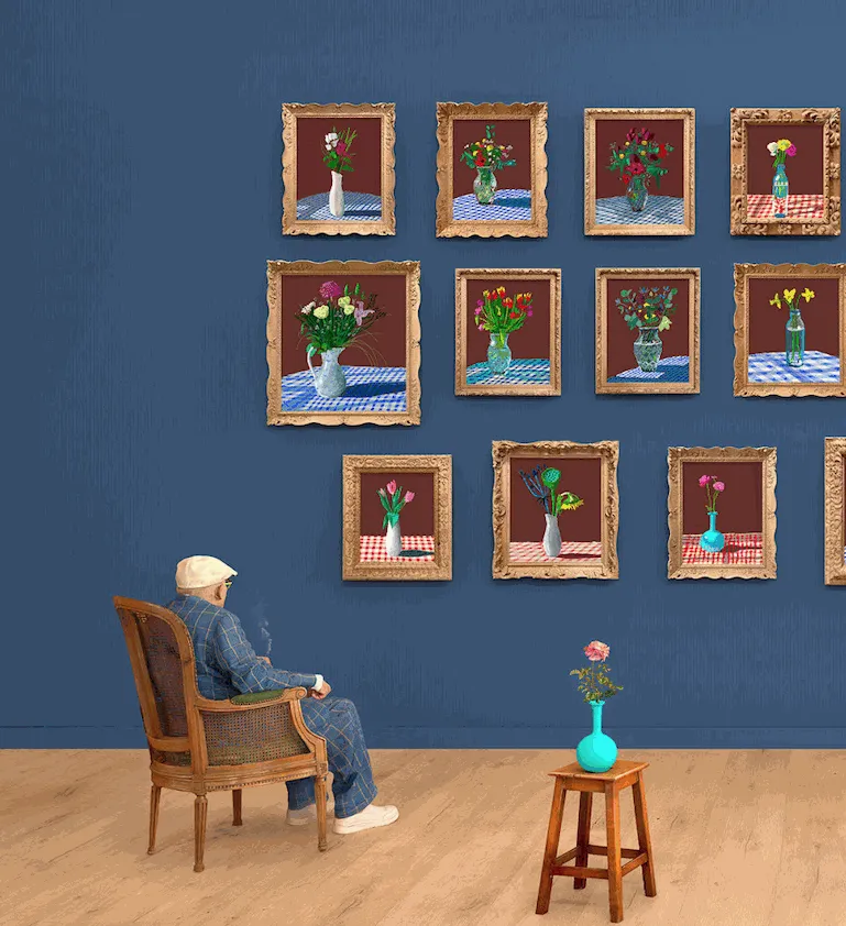 David Hockney The 20 Flowers Series