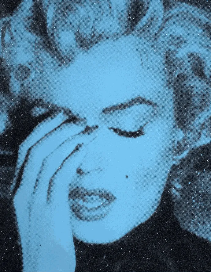 Russell Young's Marilyn Crying