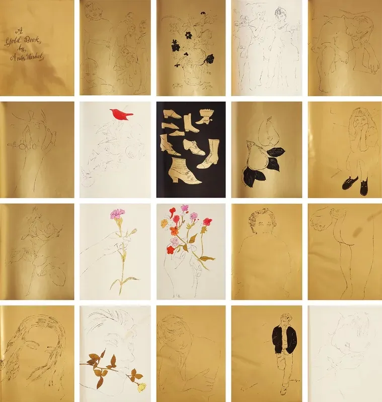 Andy Warhol A Gold Book