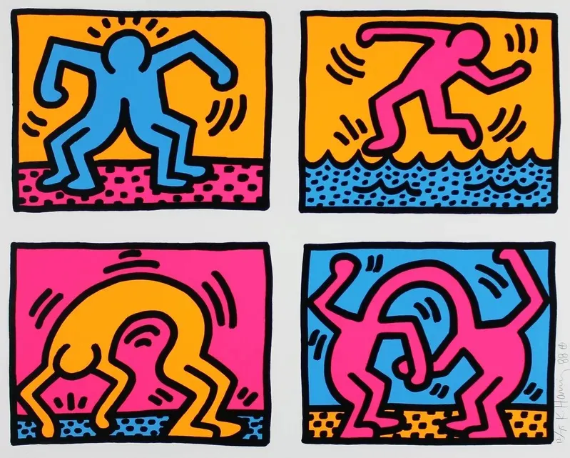 Keith Haring's Pop Shop Quads