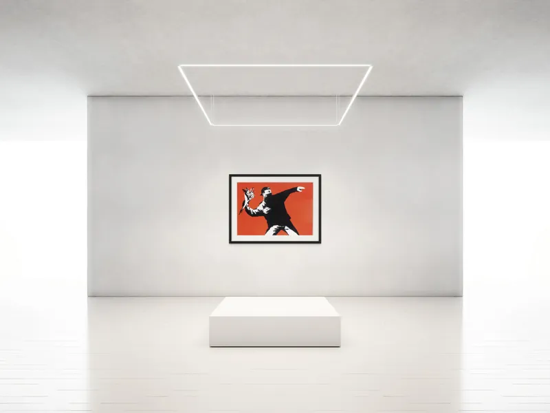 Banksy Flower Thrower