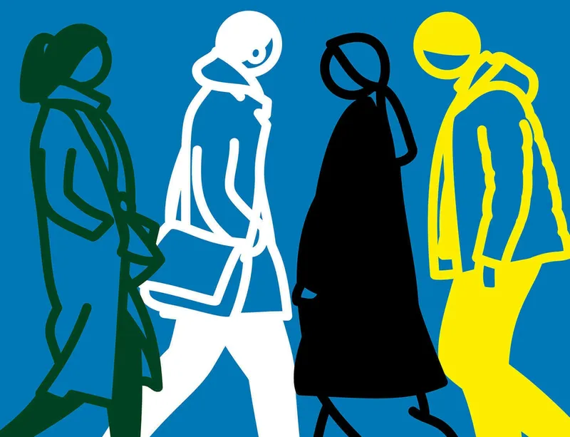 Julian Opie Simplified Forms