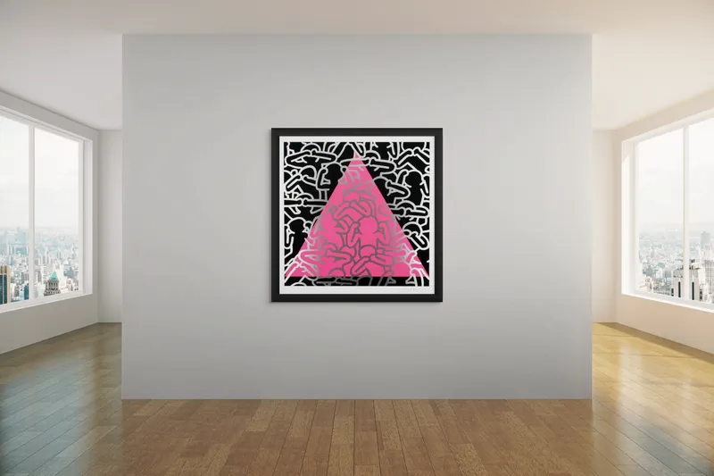 Keith Haring Silence = Death