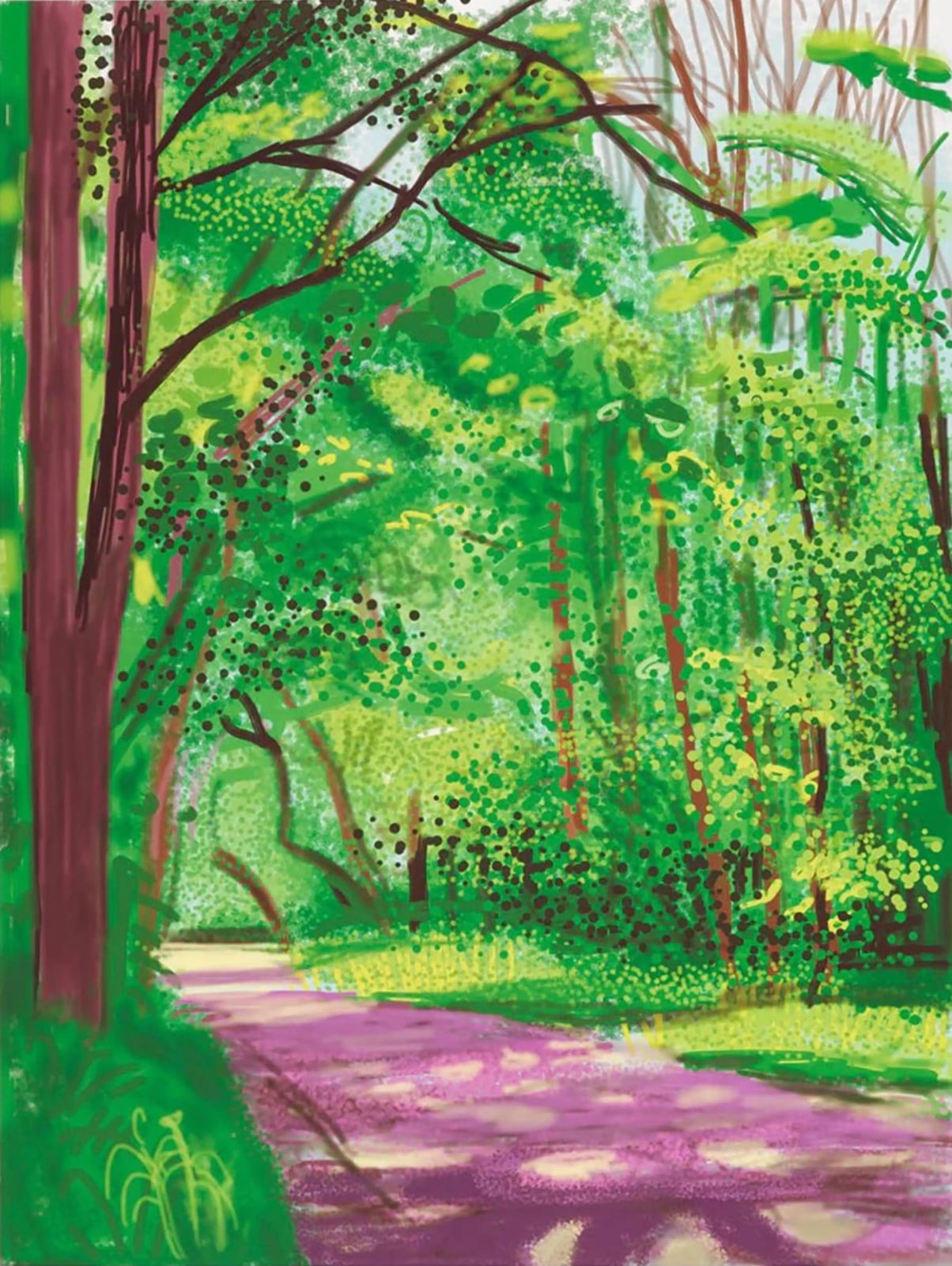 David Hockney: The Arrival of Spring Shines
