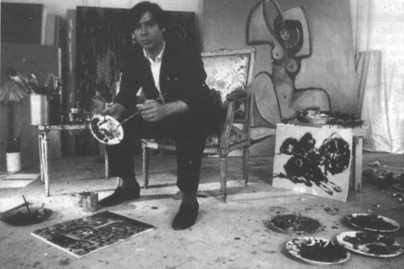 George Condo. © 1989 Marianne Haas.